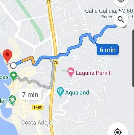 With A Serene Ocean And Mountain View Lejlighed Costa Adeje (Tenerife)