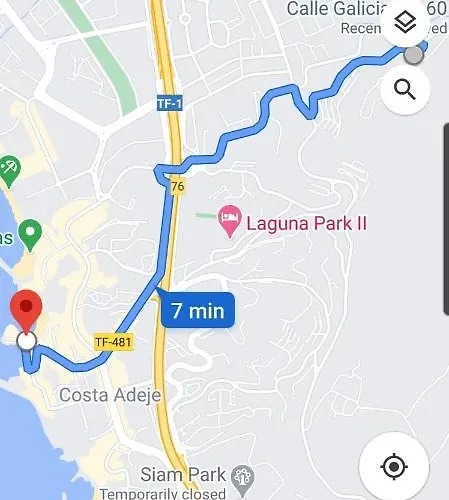 With A Serene Ocean And Mountain View Costa Adeje (Tenerife)